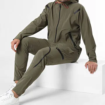 Tuta da ginnastica verde cachi