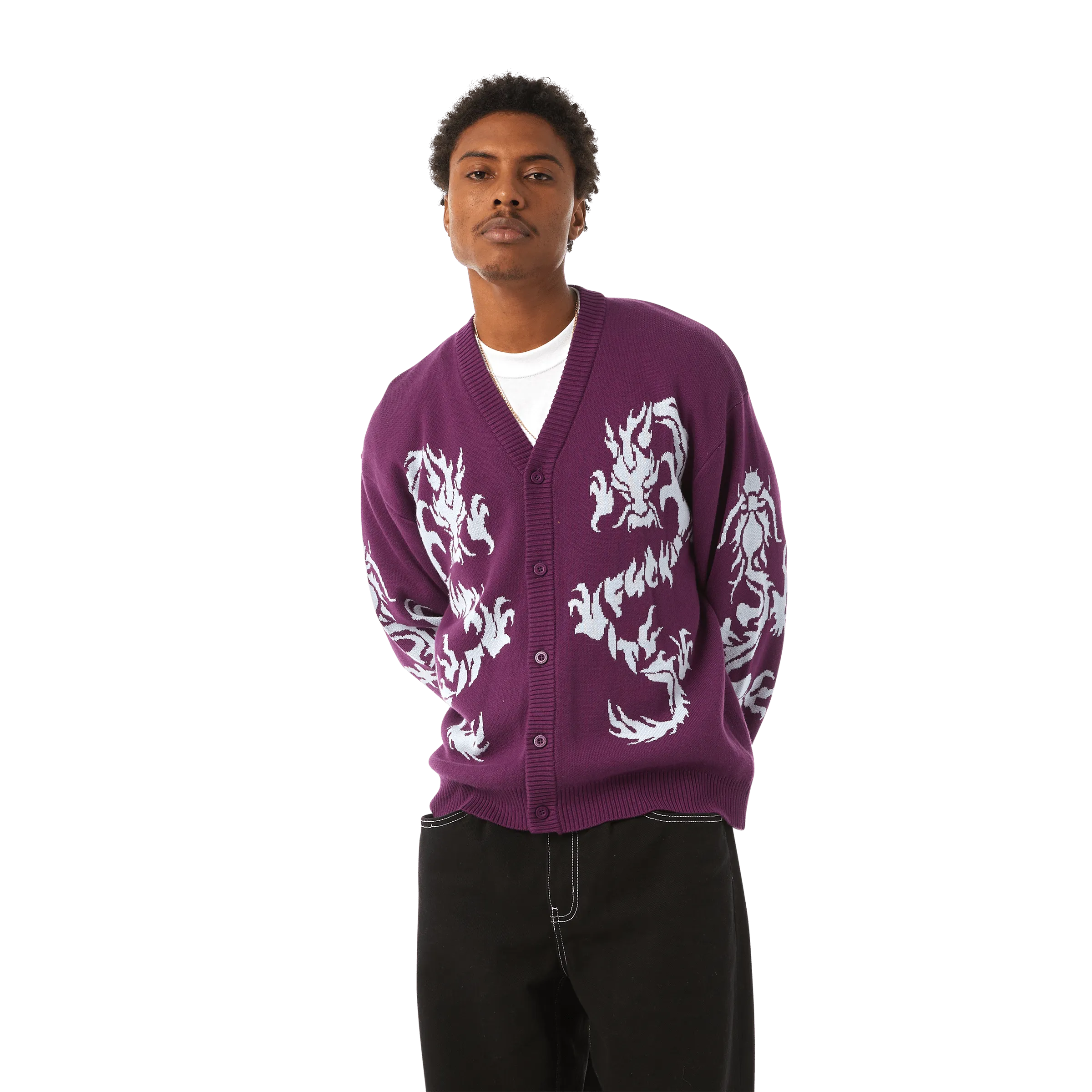 TWIN DRAGON CARDIGAN