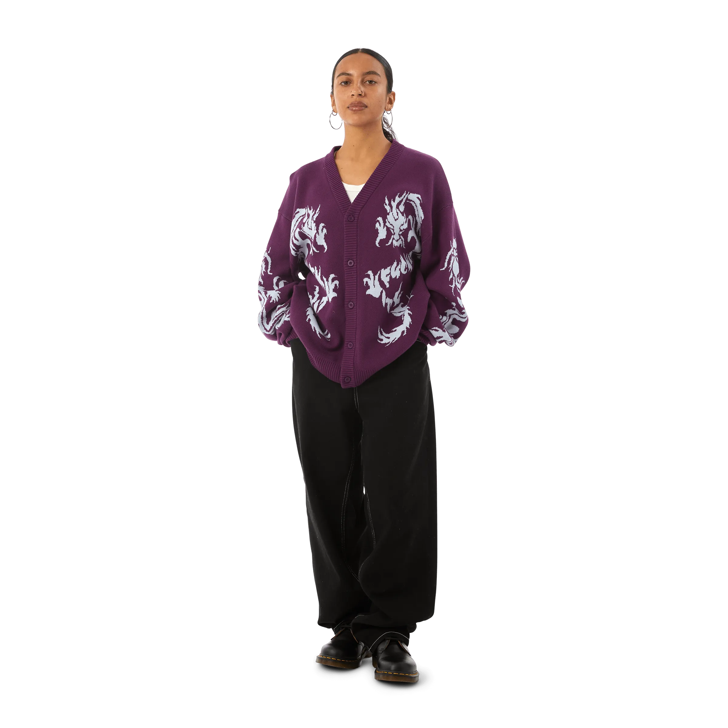 TWIN DRAGON CARDIGAN