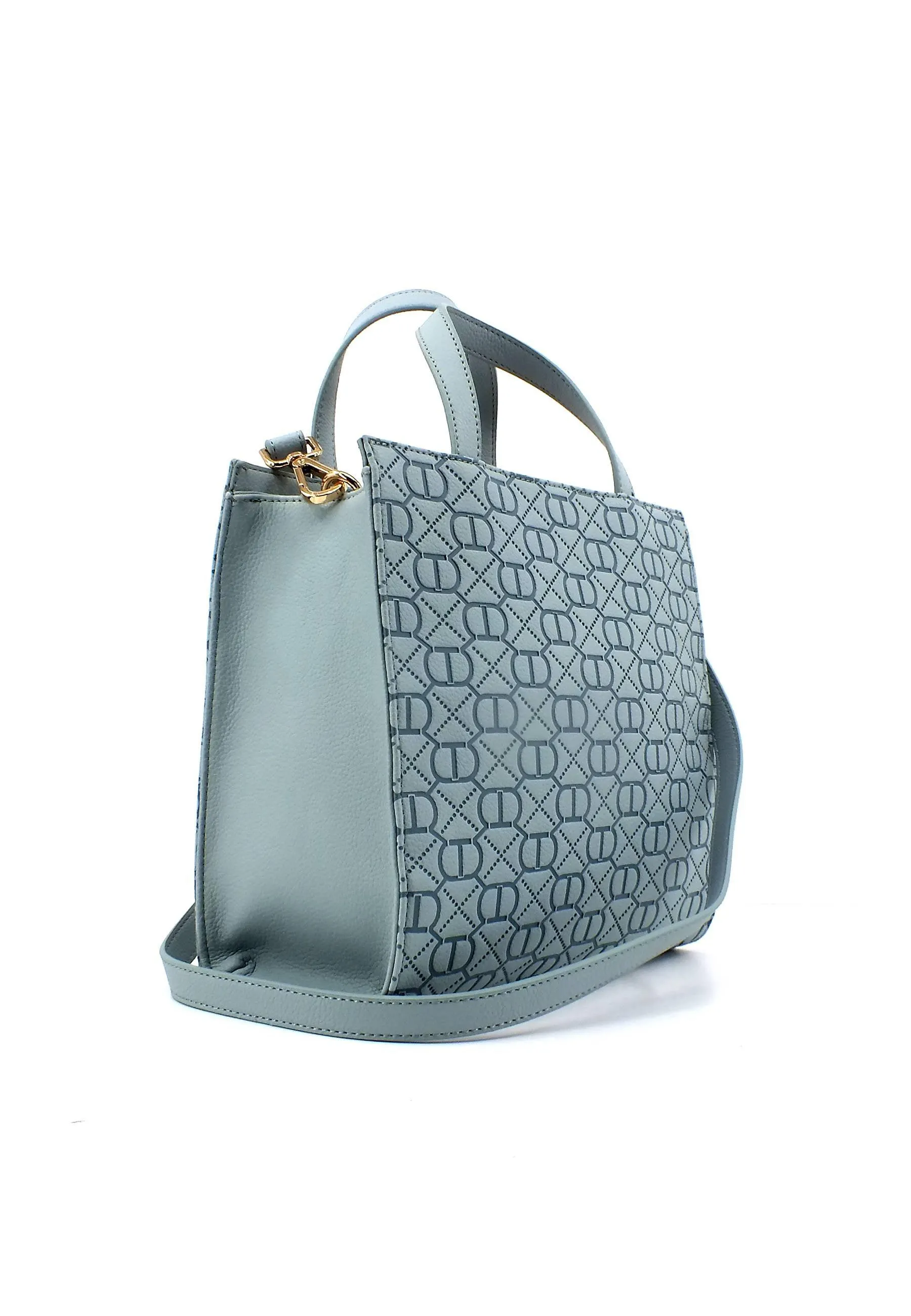 TWINSET Borsa Tote Mid Azzurro Agave 231TB711B