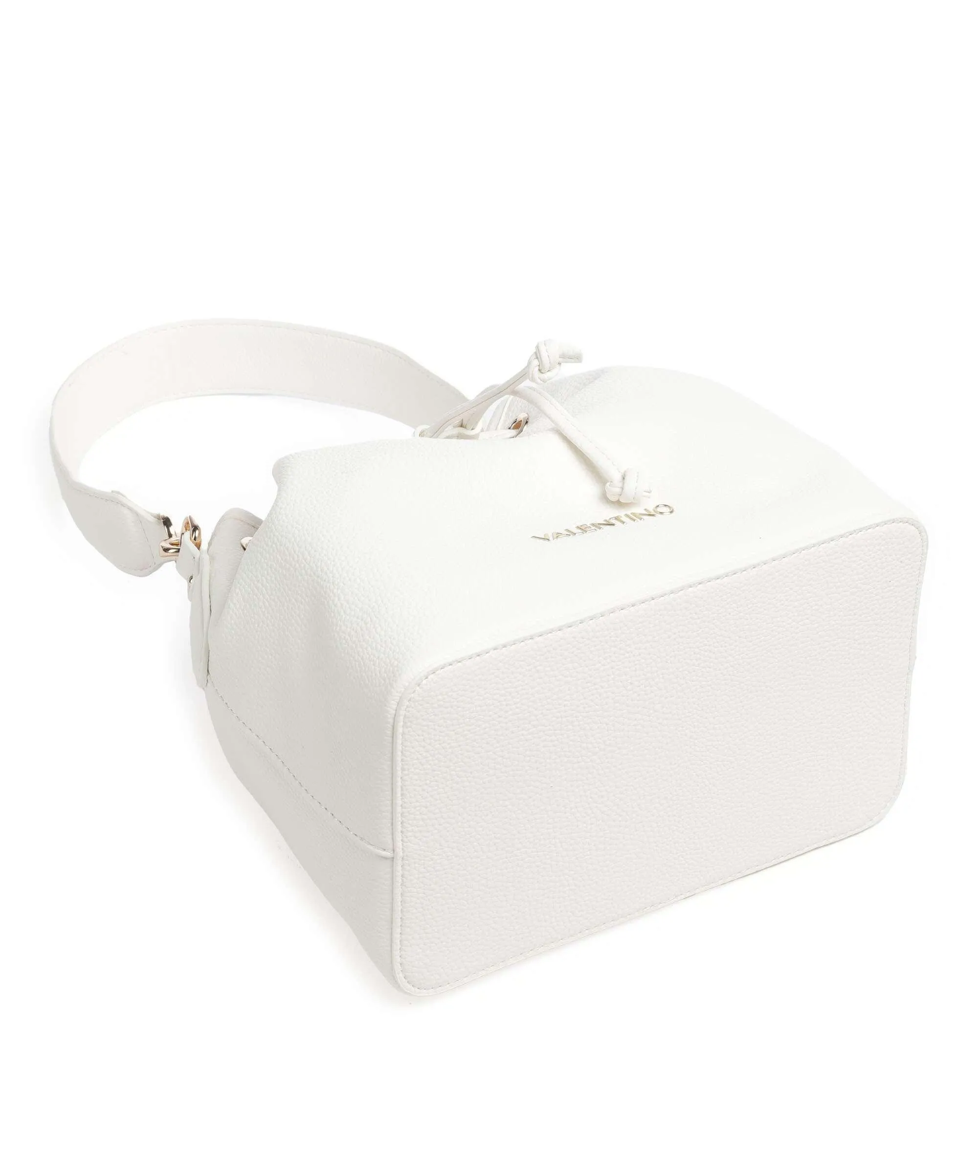  Valentino Bags Brixton Borsa a secchiello pelle sintetica bianco  