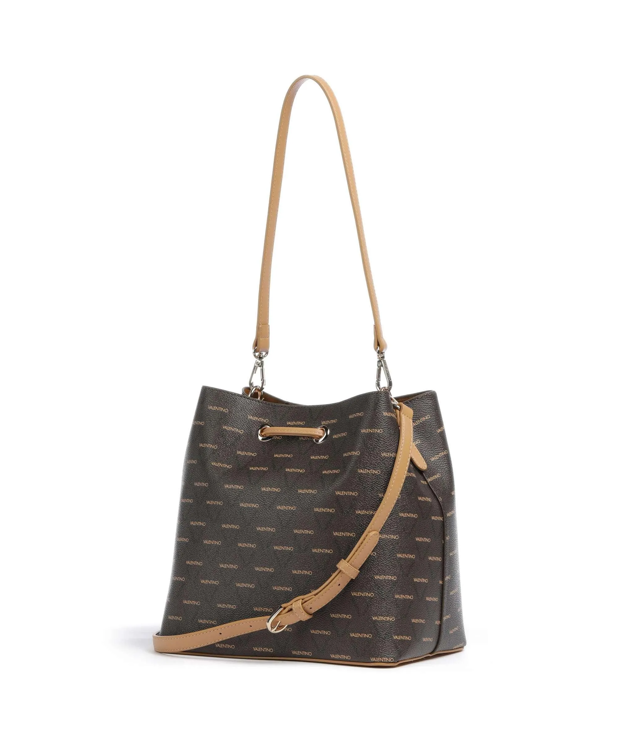  Valentino Bags Liuto Borsa a secchiello pelle sintetica marrone scuro  