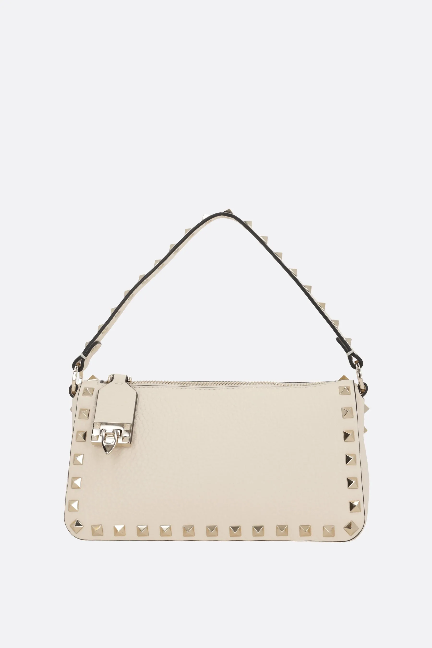  VALENTINO GARAVANI borsa a spalla Rockstud small in pelle martellata 