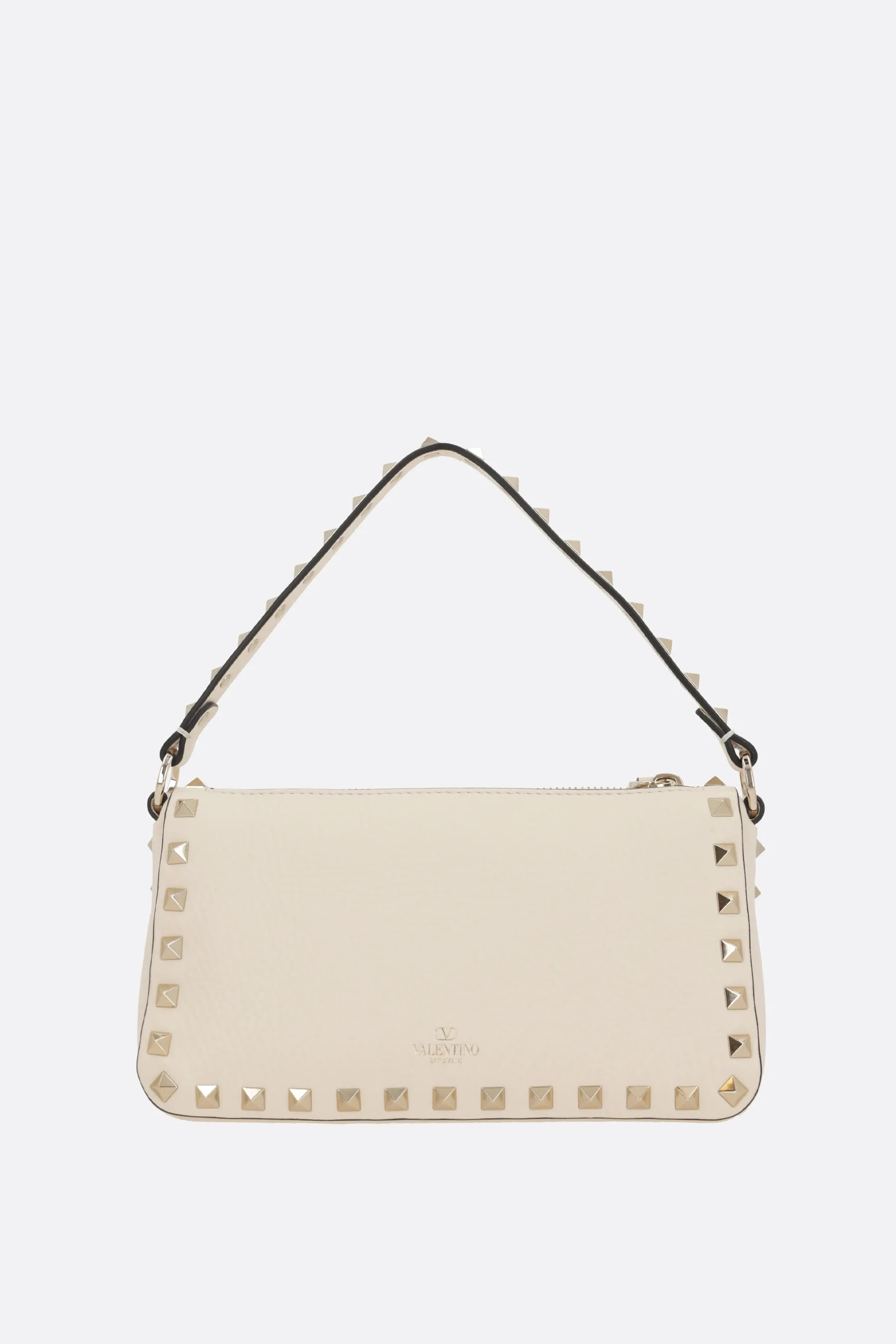  VALENTINO GARAVANI borsa a spalla Rockstud small in pelle martellata 
