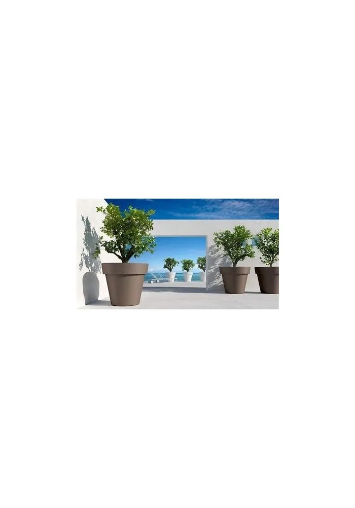Vaso da giardino Ikon|Euro3plast Colore Bianco