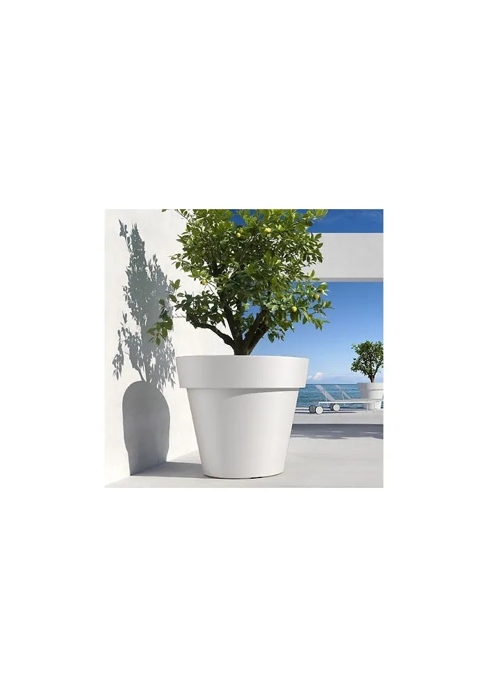 Vaso da giardino Ikon|Euro3plast Colore Bianco