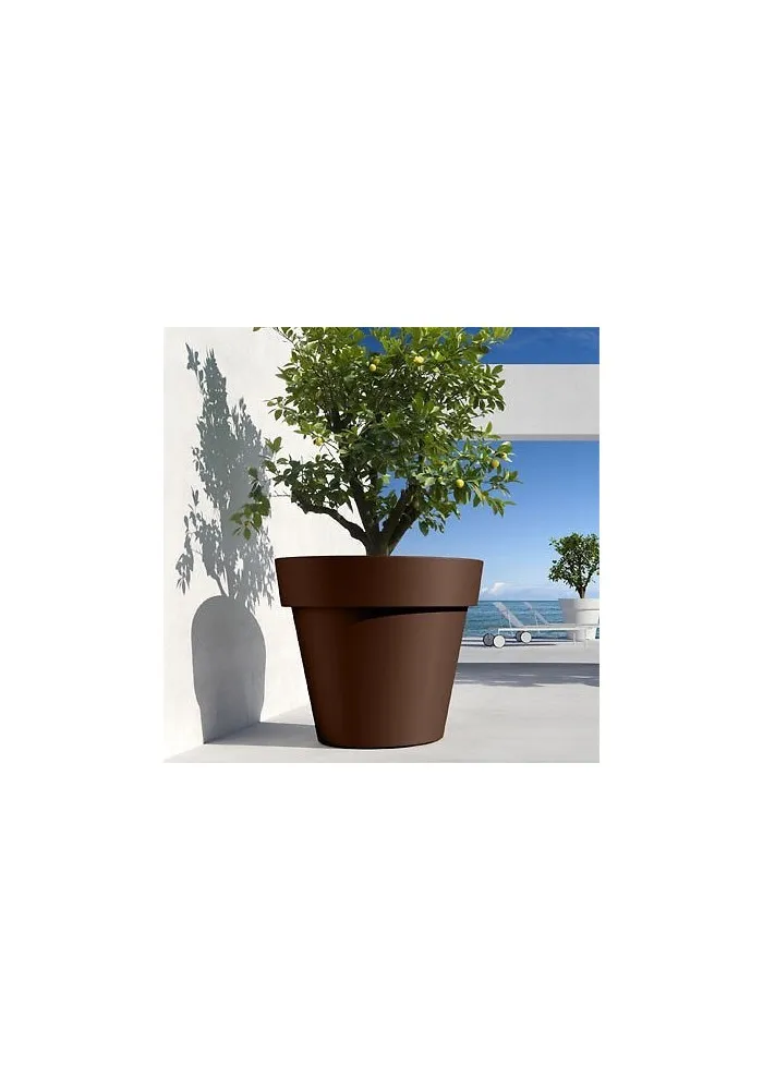 Vaso da giardino Ikon|Euro3plast Colore Bianco