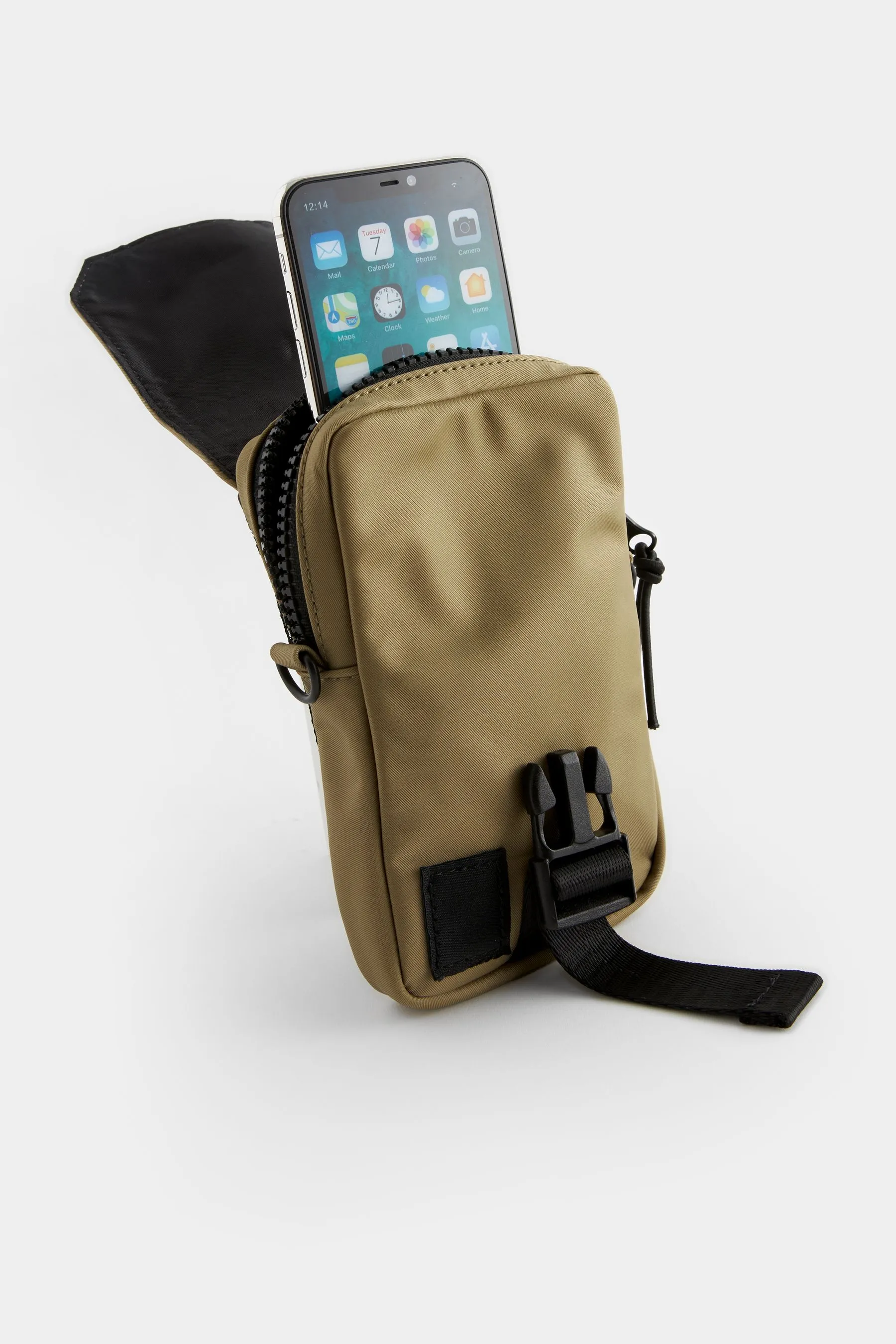 Verde kaki  - Set Borsa a tracolla e cappello da pescatore