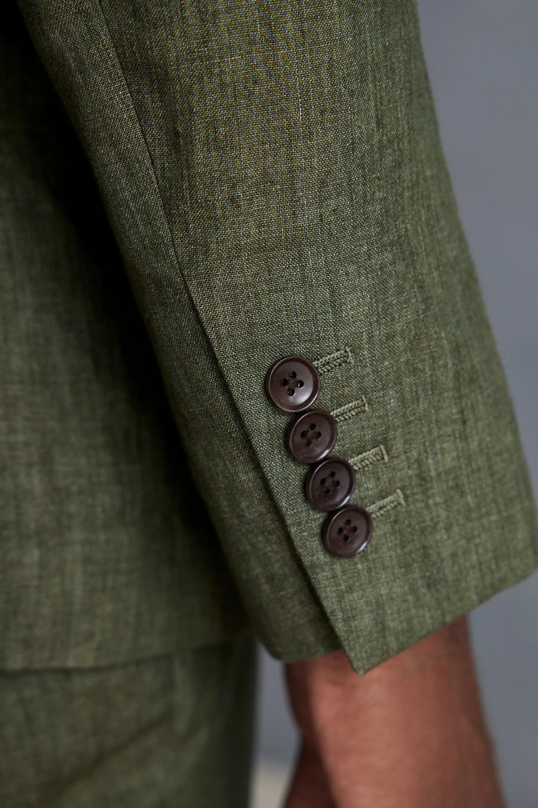 Vestibilità attillata / Slim Signature Leomaster - Completo in lino: Giacca