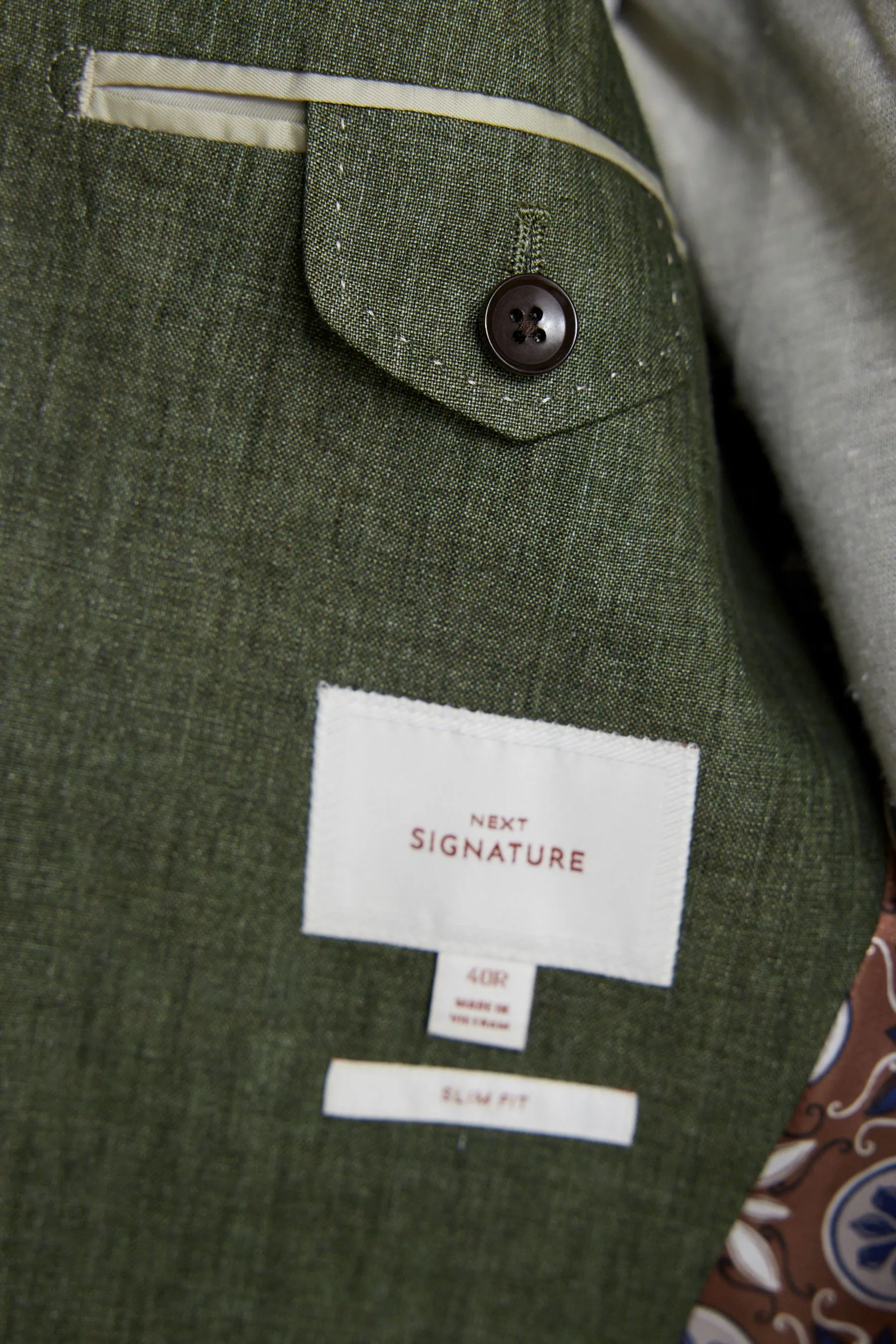 Vestibilità attillata / Slim Signature Leomaster - Completo in lino: Giacca