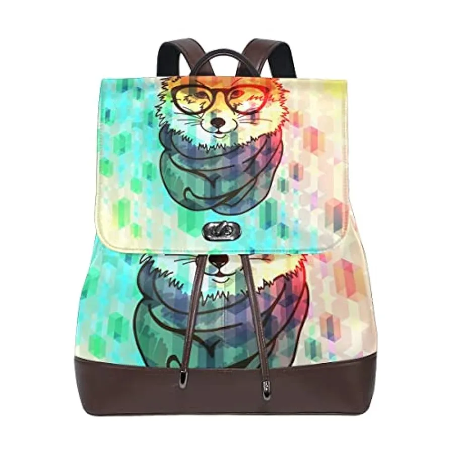 ZANHUGMI Hipster Fashion Fox Zaino Zaino 201803507